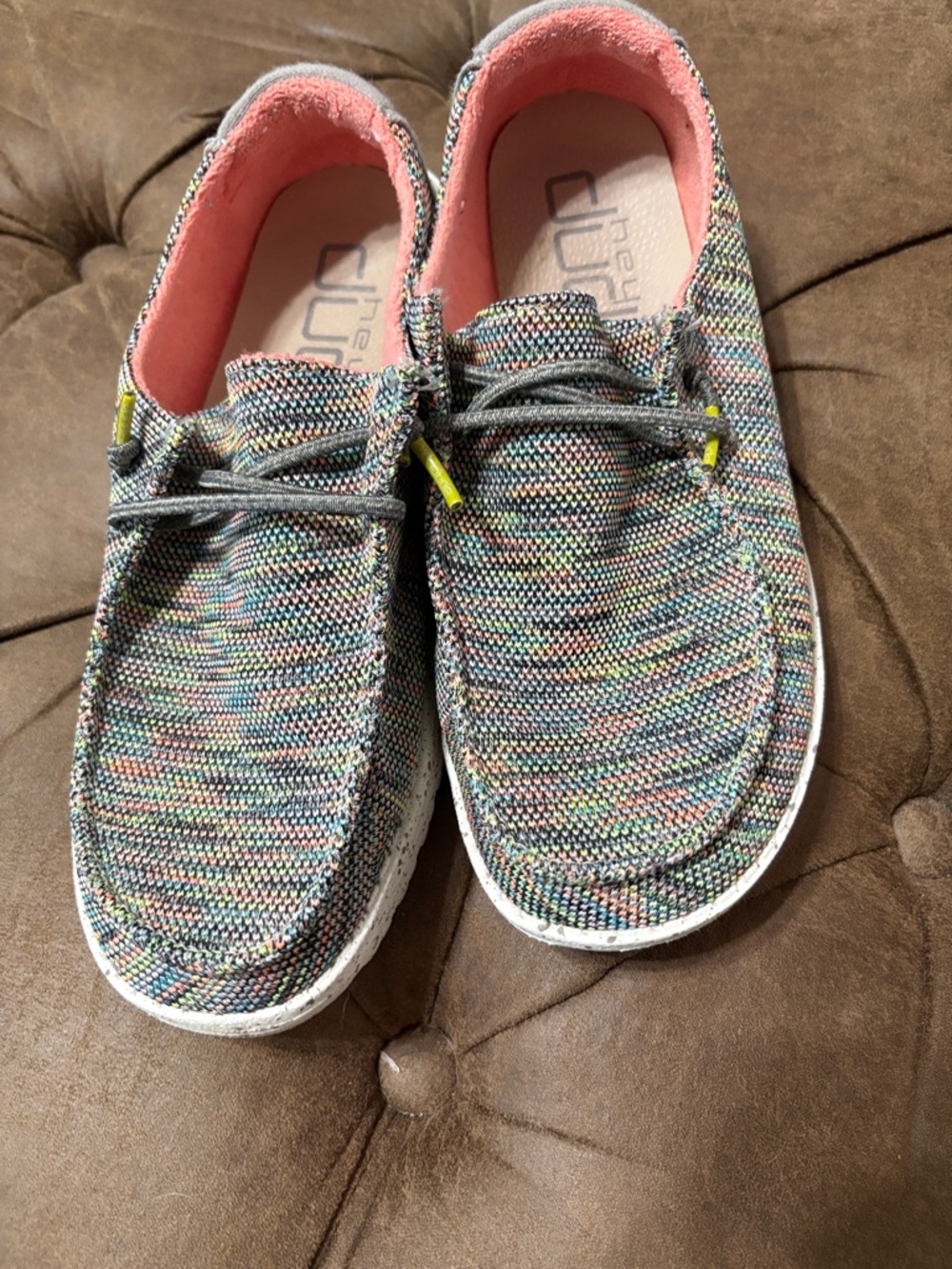 Hey Dudes, size 7, multicolor